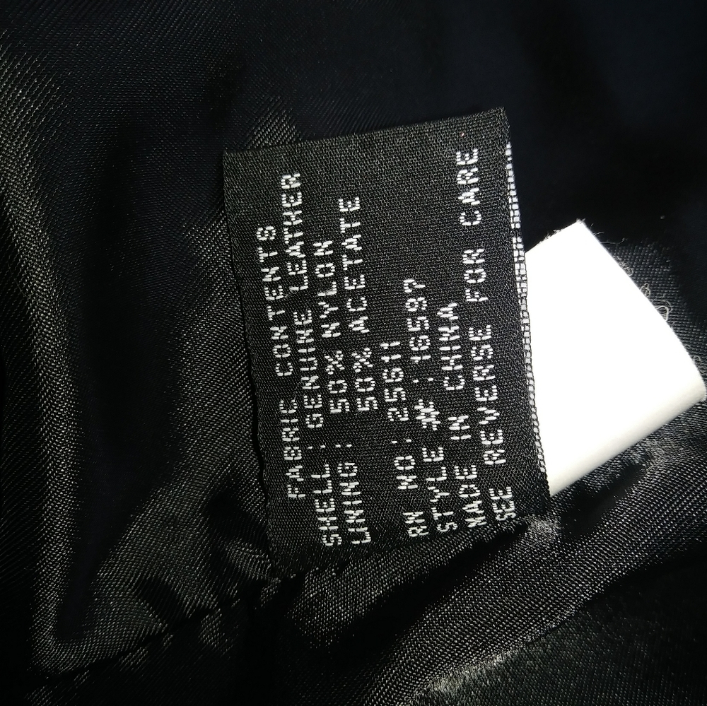 GORGEOUS MACYS GENUINE LEATHER JACKET - Picture 7 of 7
